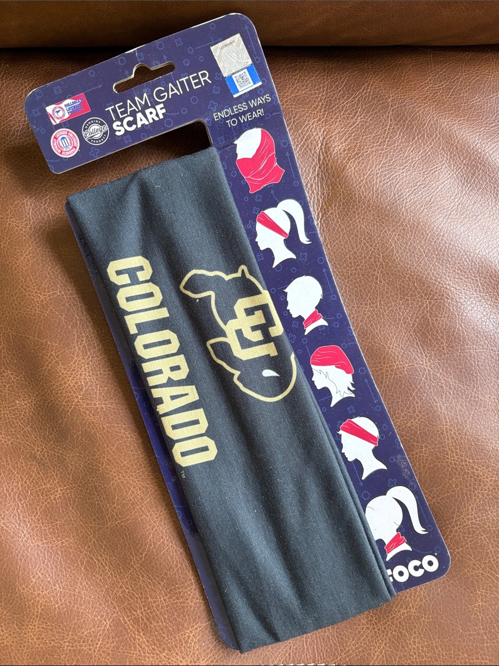 Colorado Team Gaiter Scarf - Black & Gold